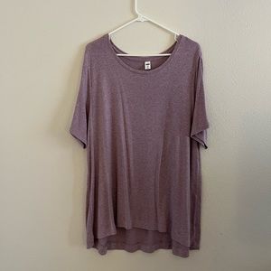 Old Navy luxe purple short sleeve top